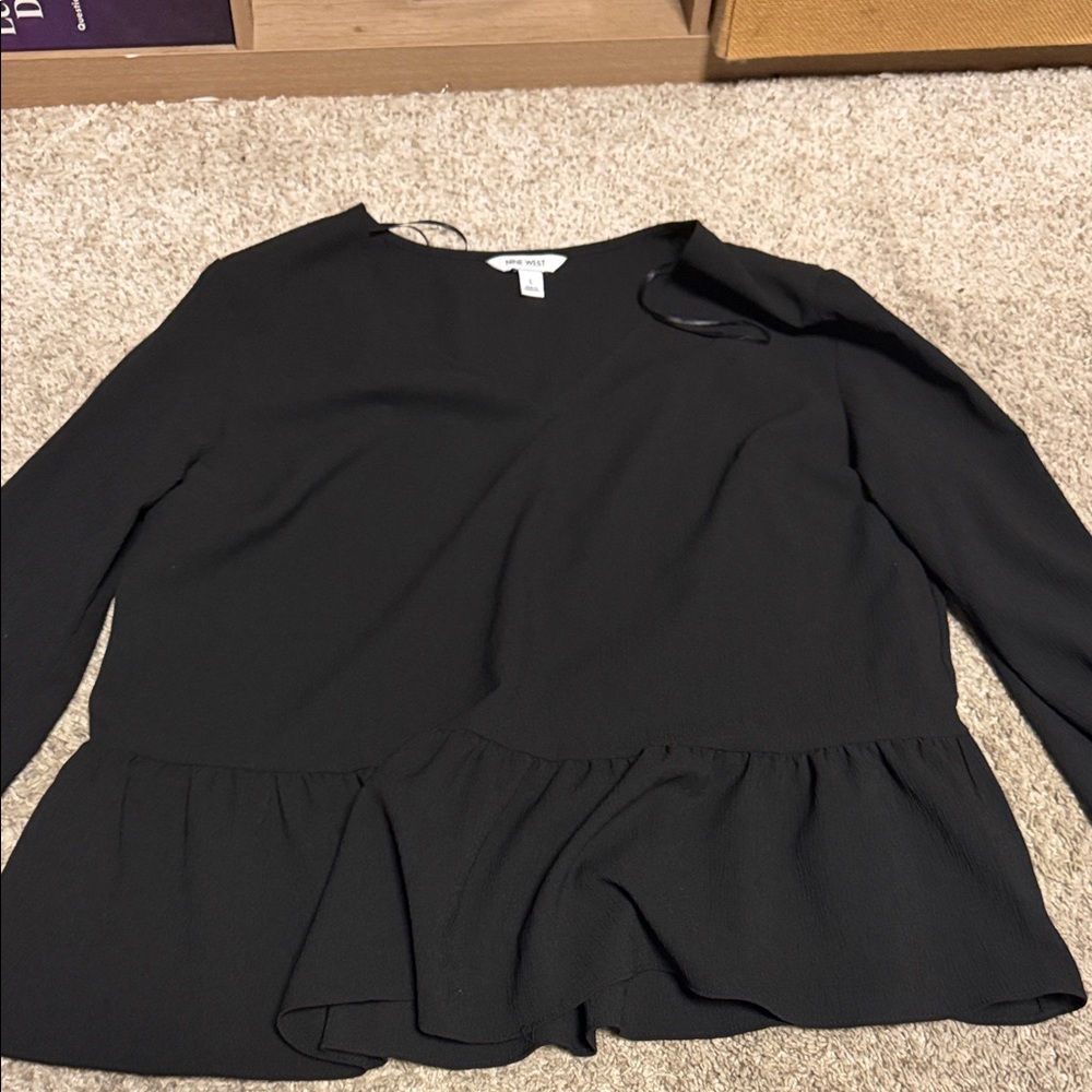 Elegant Black Women's Top